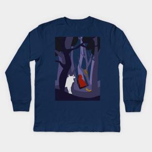 Into The Woods Forest Kids Long Sleeve T-Shirt